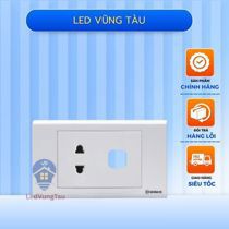 Ổ cắm đơn 2 chấu 1 lỗ S18UX Sino